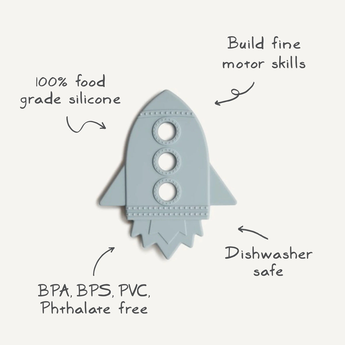Rocket Teether | teether | The Baby Penguin
