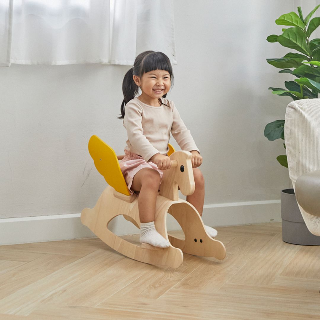 PlanToys Wooden Rocking Pegasus