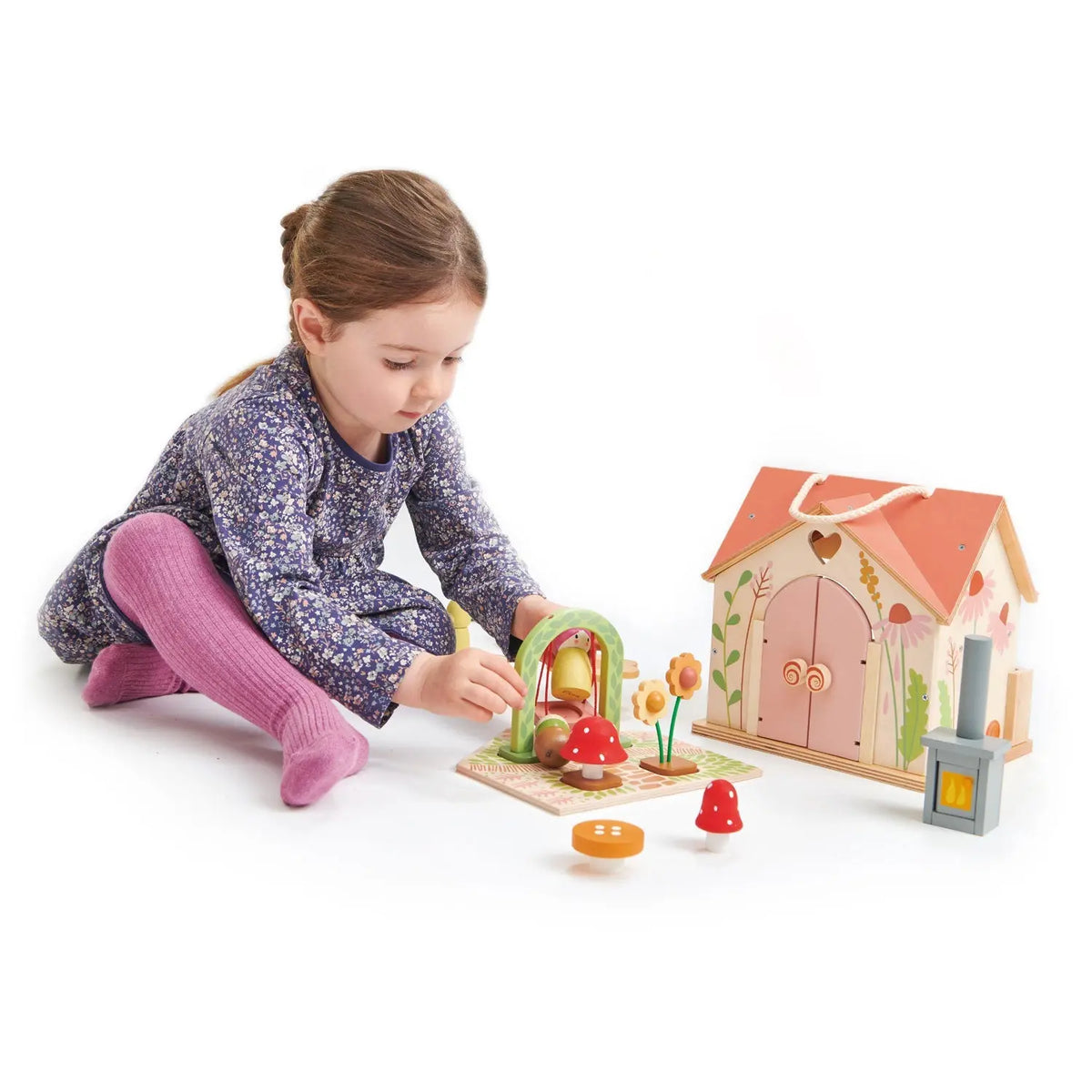 Tender Leaf Rosewood Cottage Wooden Play House