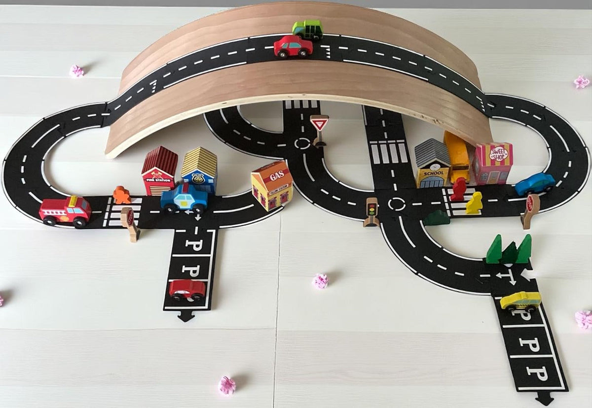 Rubber Roads Play Set by Green Elephant Home and Toys – product photo