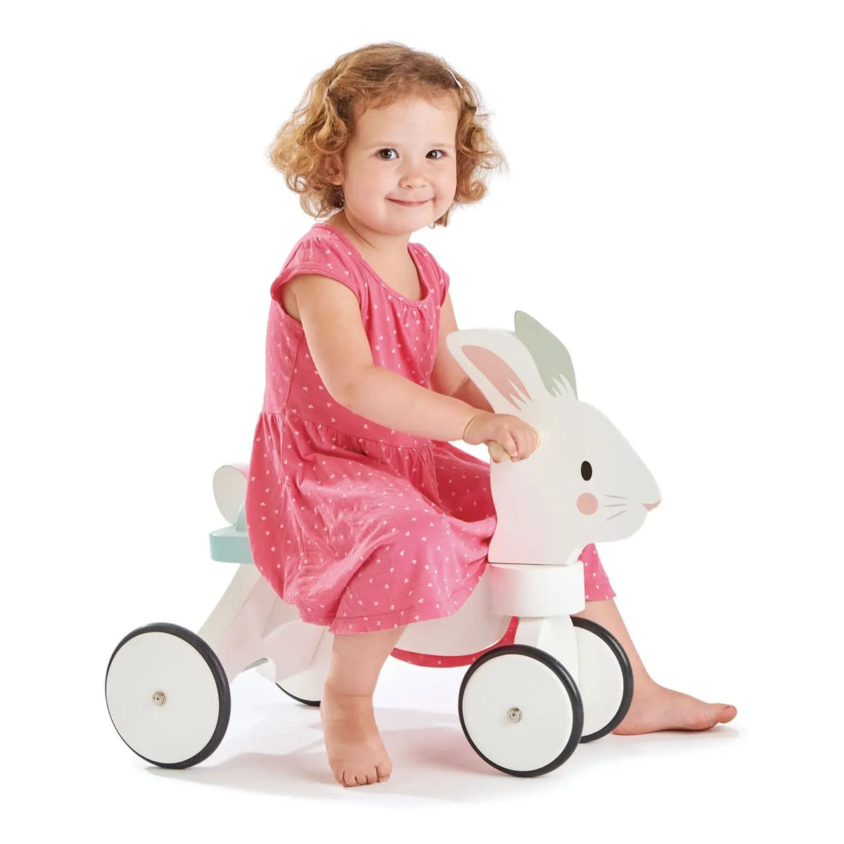 Tender Leaf Running Rabbit Wooden Ride-On