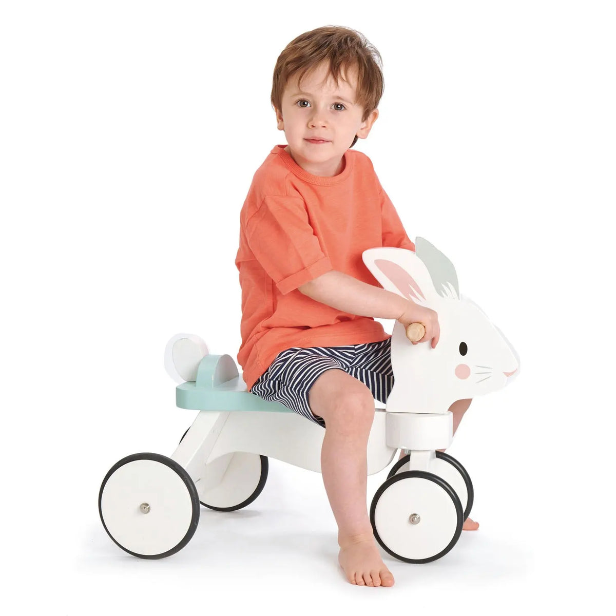 Tender Leaf Running Rabbit Wooden Ride-On