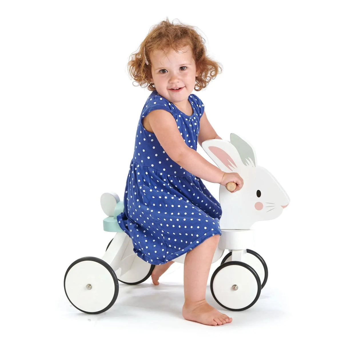 Tender Leaf Running Rabbit Wooden Ride-On