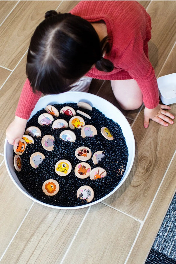 Safari Matching Tiles | Tile Toys | The Baby Penguin