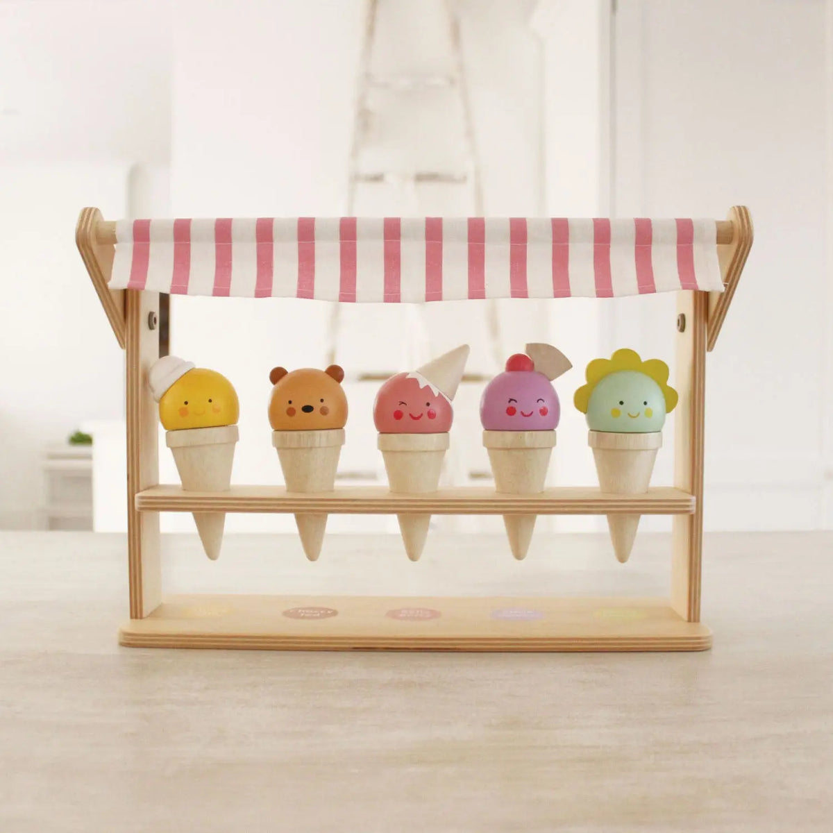 Tender Leaf Scoops and Smiles Wooden Ice Cream Shop
