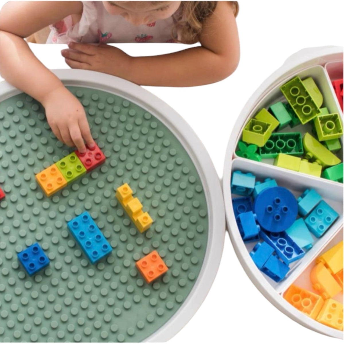 Sensory Play Tray with 6 Compartments & Lid – additional product photo 11