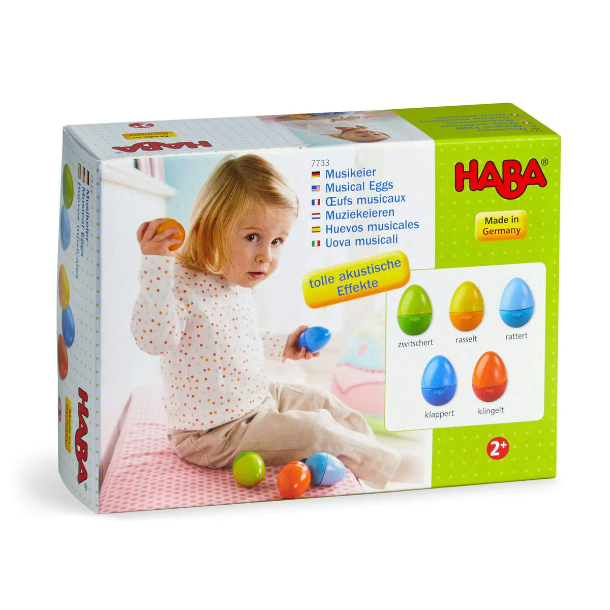 Set of 5 Wooden Musical Eggs | Musical | The Baby Penguin