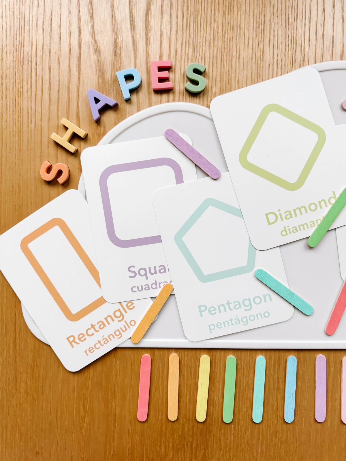 Shapes Flashcards | Educational Toys | The Baby Penguin