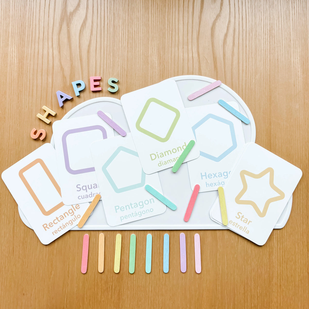 Shapes Flashcards | Educational Toys | The Baby Penguin