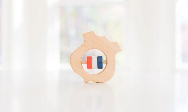 Shield Rattle | Made in the USA | Rattles | The Baby Penguin