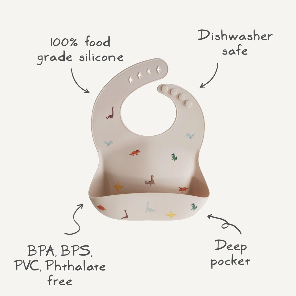 Silicone Baby Bib | Silicone Bib | The Baby Penguin