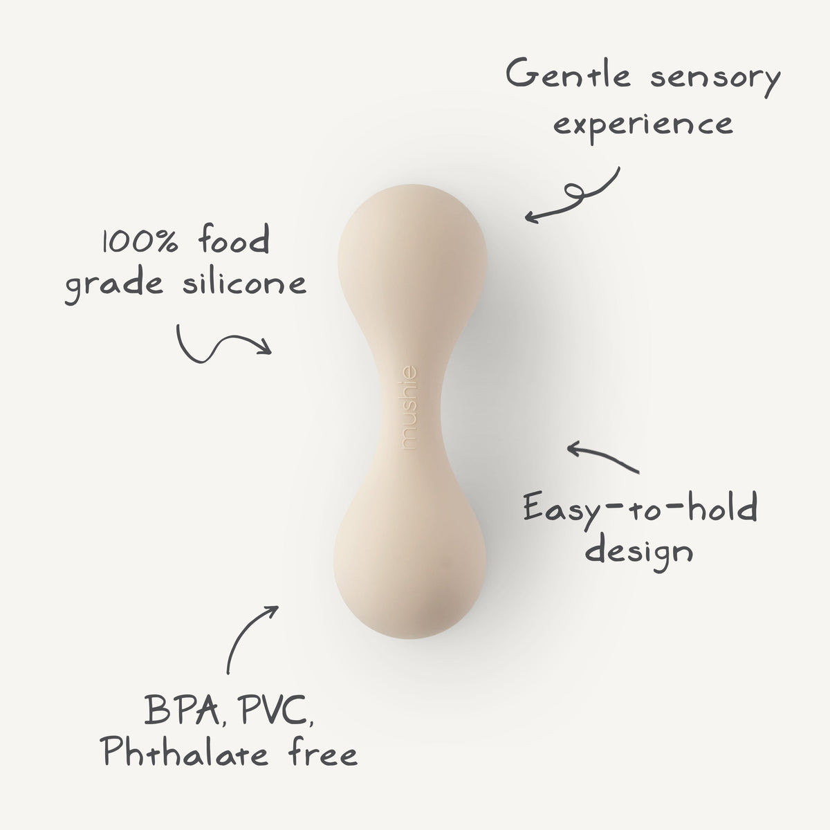 Silicone Baby Rattle Toy - The Baby Penguin