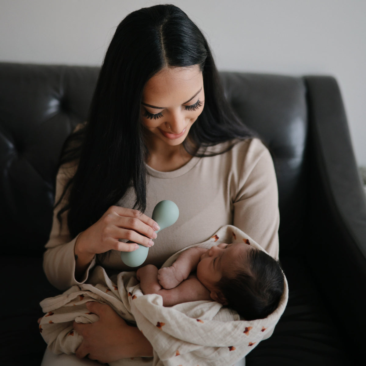 Silicone Baby Rattle Toy - The Baby Penguin