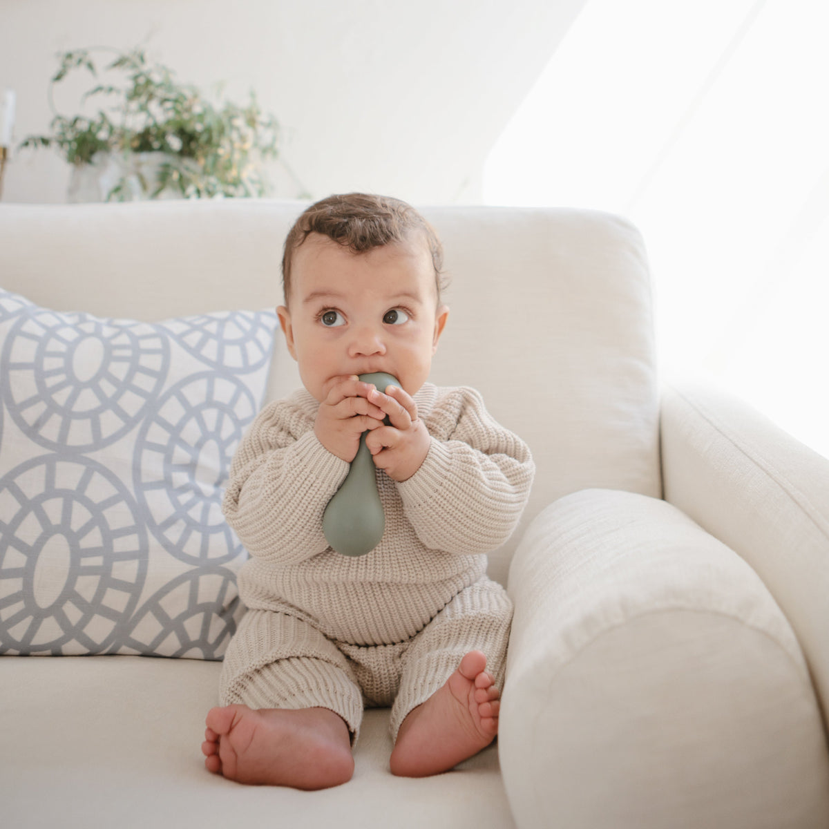 Silicone Baby Rattle Toy - The Baby Penguin
