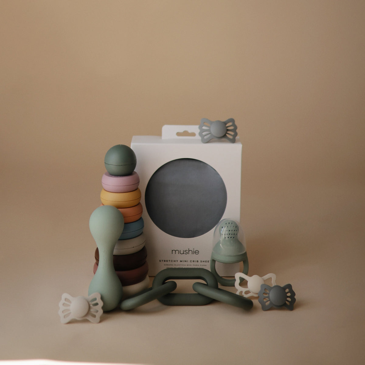 Silicone Baby Rattle Toy - The Baby Penguin