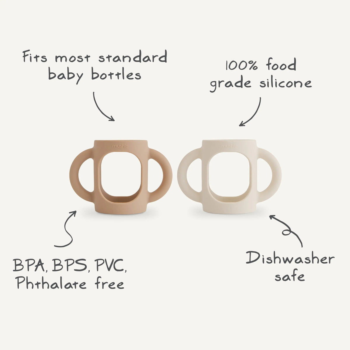 Silicone Bottle Handles | Silicone Bottle Handles | The Baby Penguin