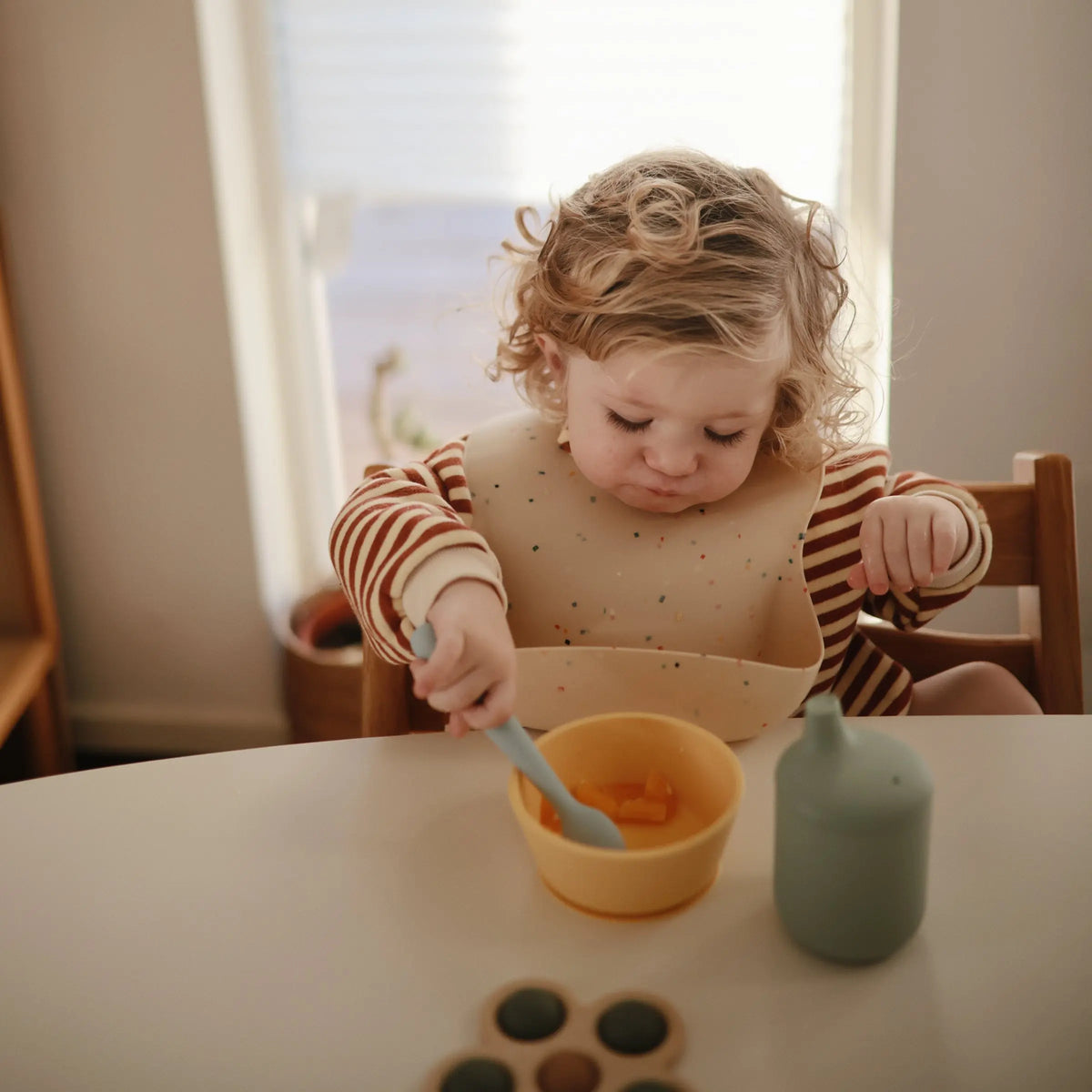 Silicone Feeding Spoons | silicone tableware | The Baby Penguin