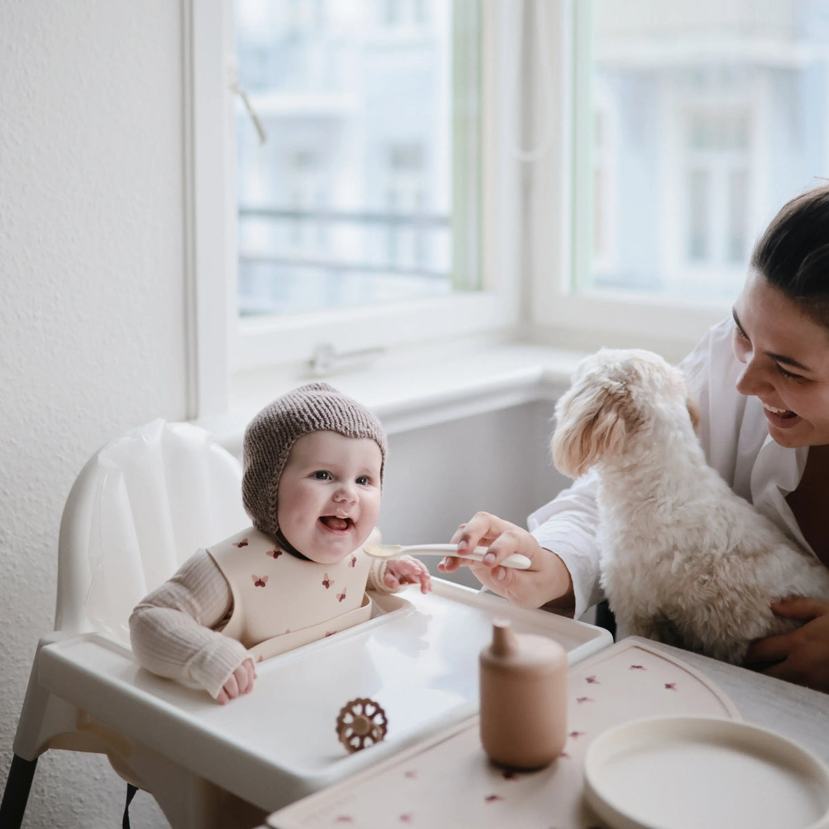 Silicone Feeding Spoons | silicone tableware | The Baby Penguin