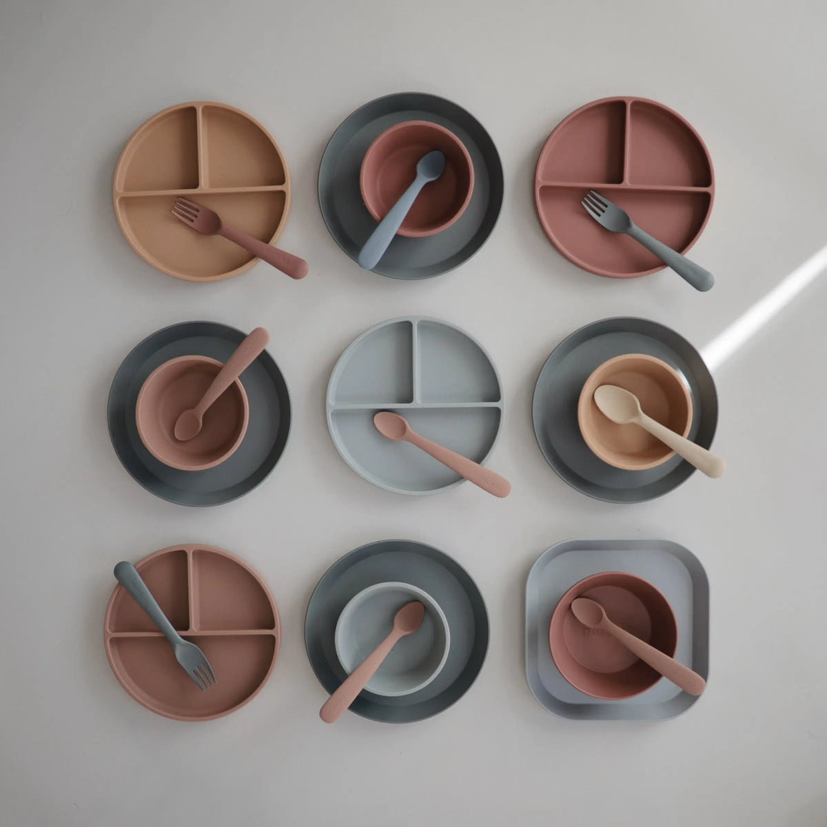 Silicone Feeding Spoons | silicone tableware | The Baby Penguin