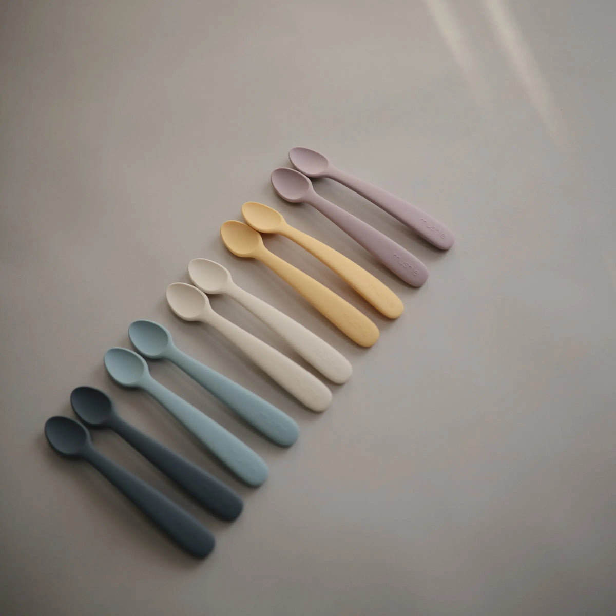 Silicone Feeding Spoons | silicone tableware | The Baby Penguin