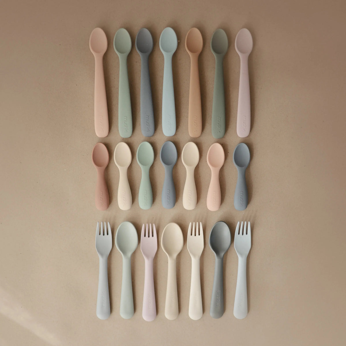 Silicone Feeding Spoons | silicone tableware | The Baby Penguin