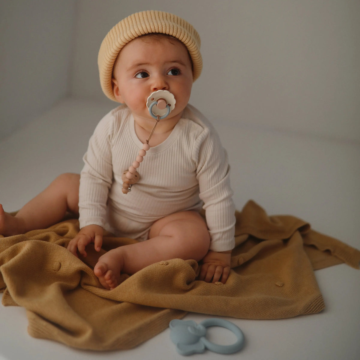 Silicone Pacifier Clip | Eva | Pacifier Clip | The Baby Penguin