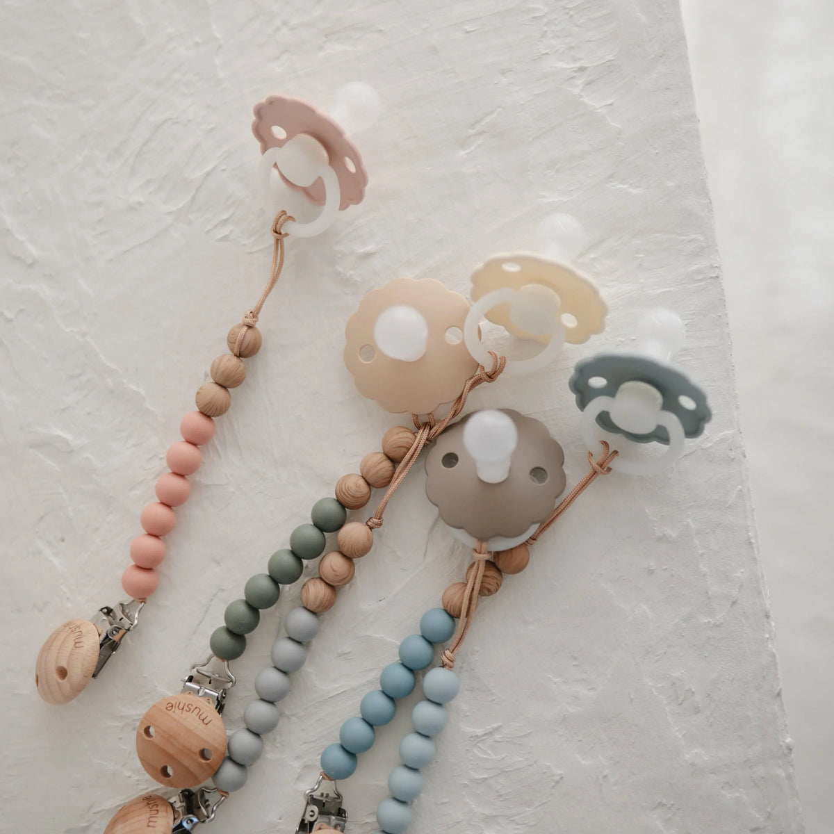 Silicone Pacifier Clip | Eva | Pacifier Clip | The Baby Penguin