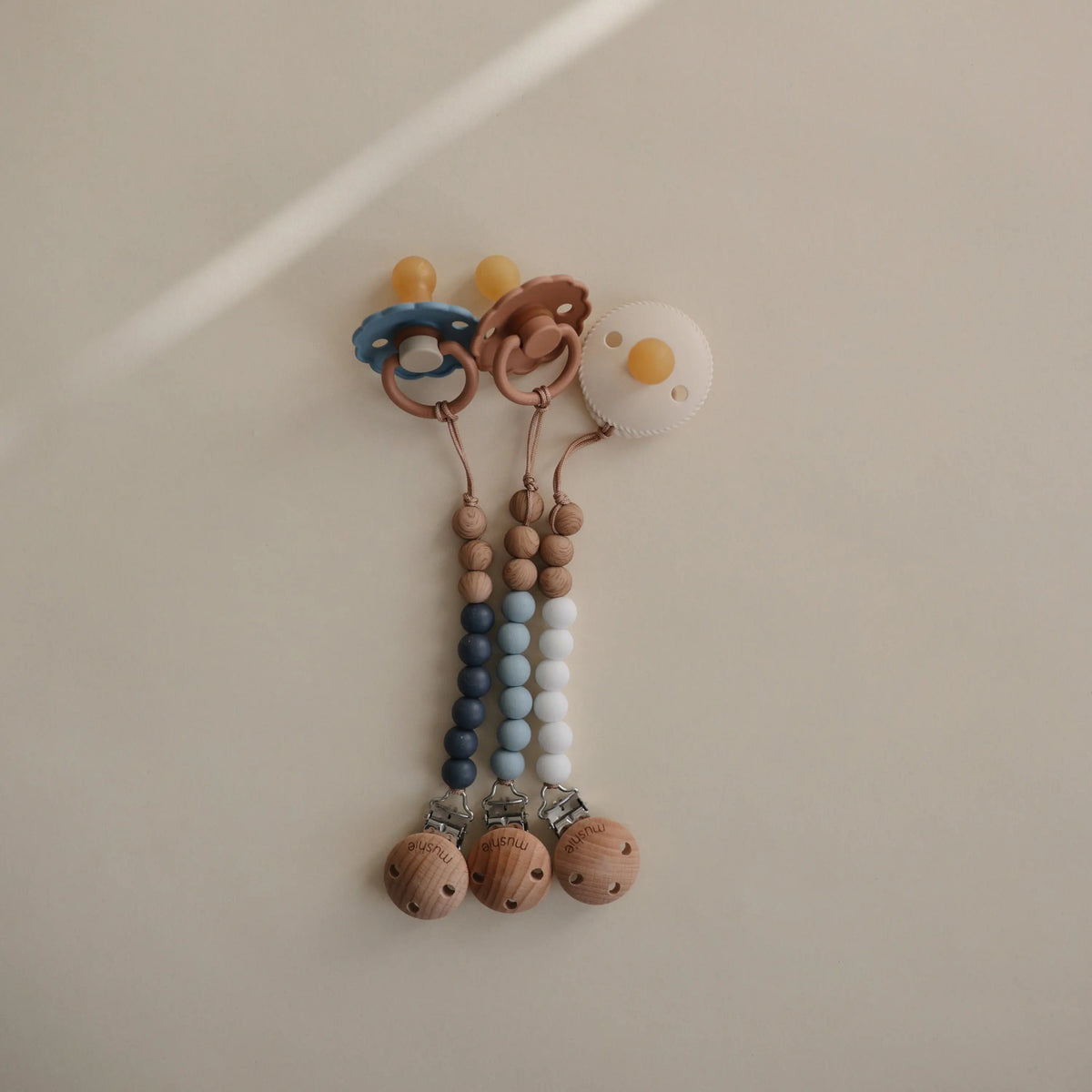 Silicone Pacifier Clip | Eva | Pacifier Clip | The Baby Penguin