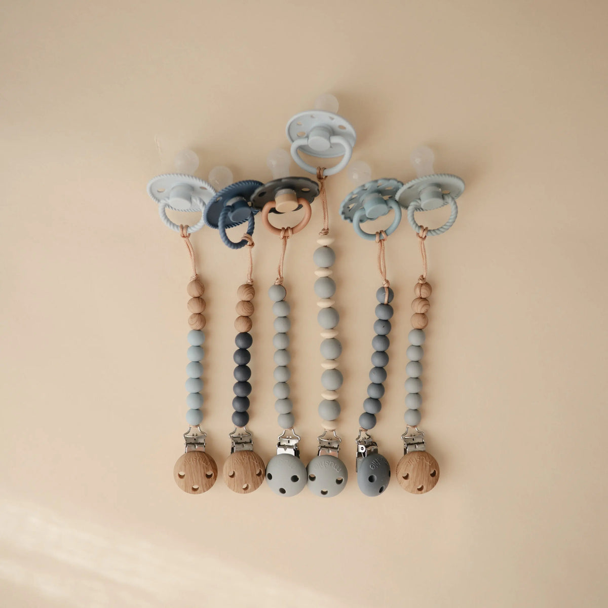 Silicone Pacifier Clip | Eva | Pacifier Clip | The Baby Penguin