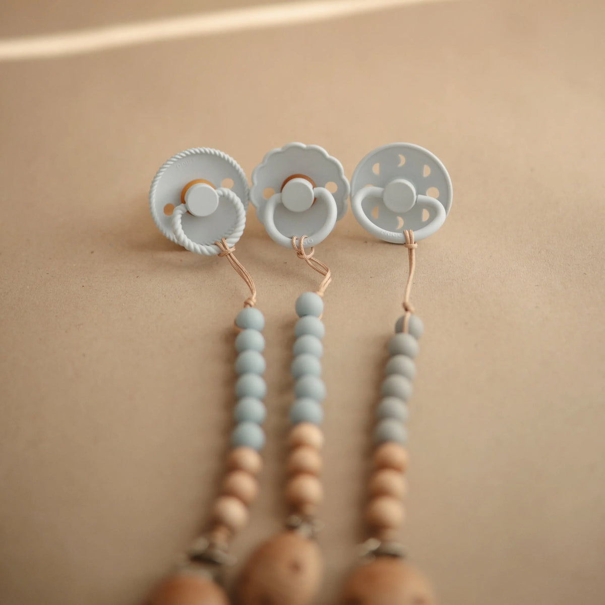 Silicone Pacifier Clip | Eva | Pacifier Clip | The Baby Penguin