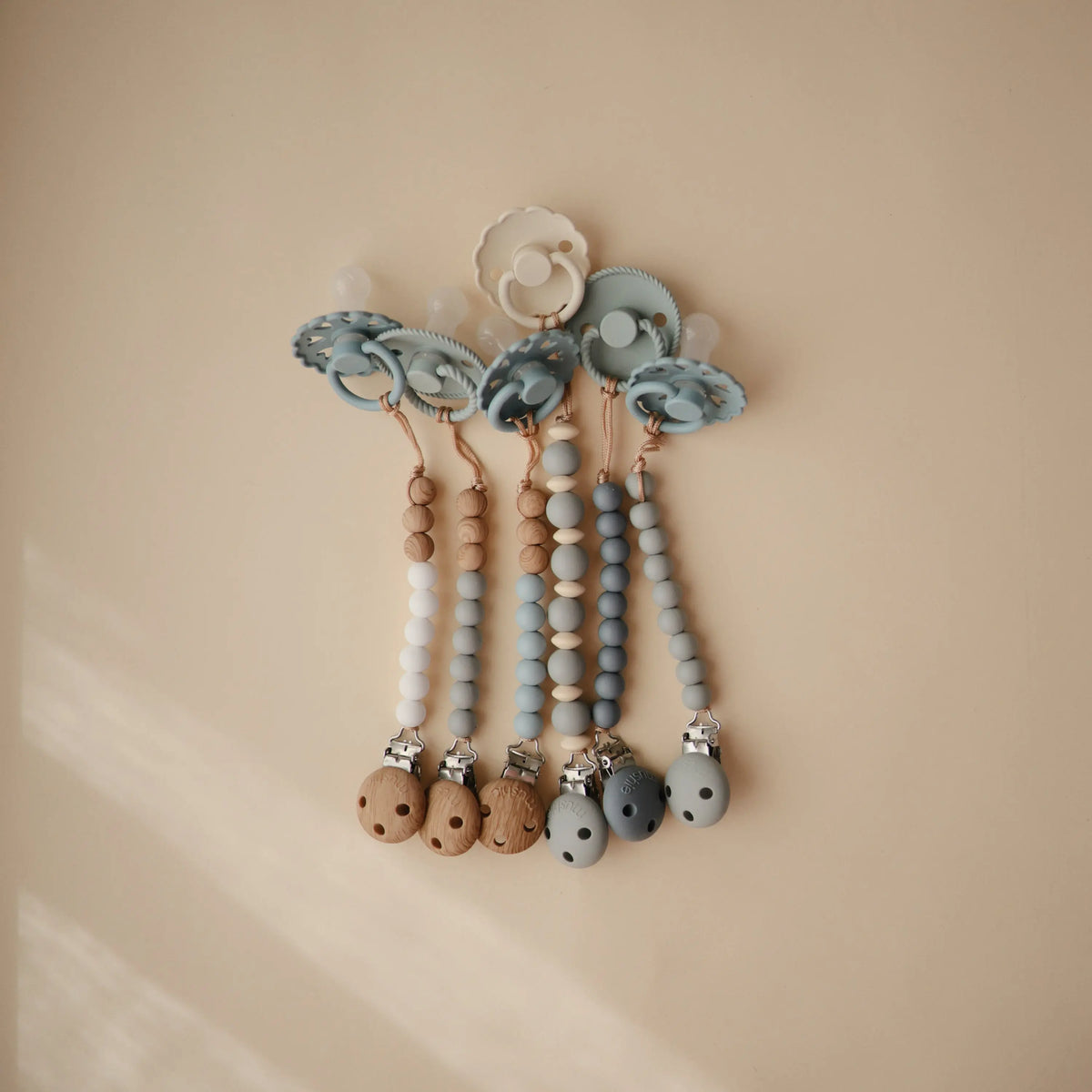 Silicone Pacifier Clip | Eva | Pacifier Clip | The Baby Penguin