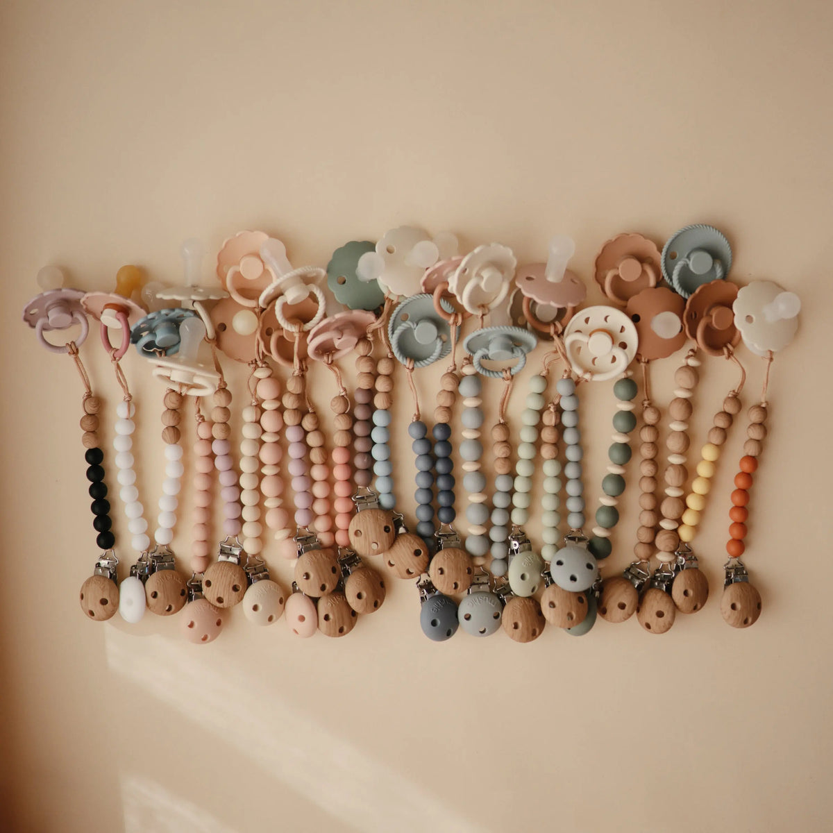 Silicone Pacifier Clip | Eva | Pacifier Clip | The Baby Penguin
