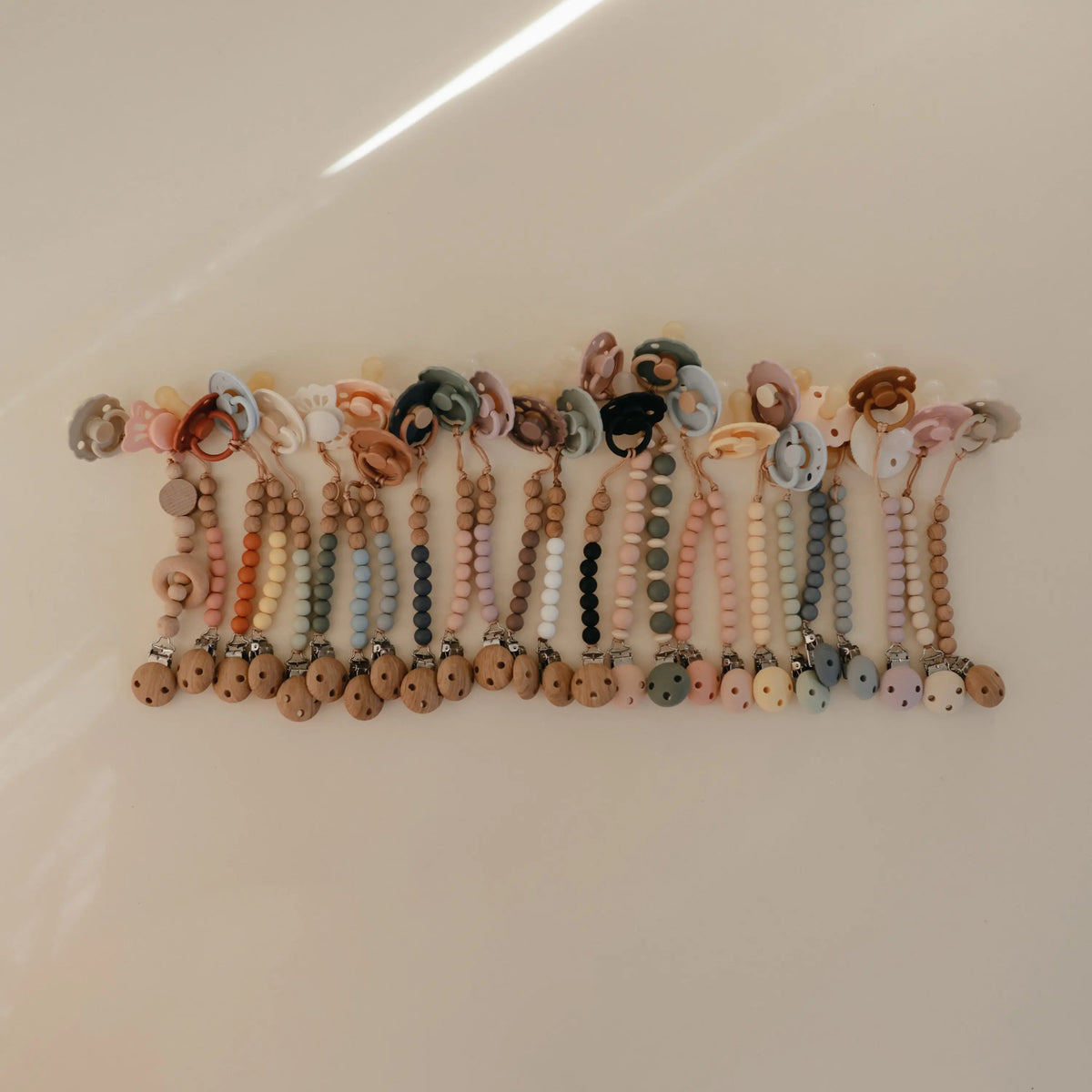 Silicone Pacifier Clip | Eva | Pacifier Clip | The Baby Penguin