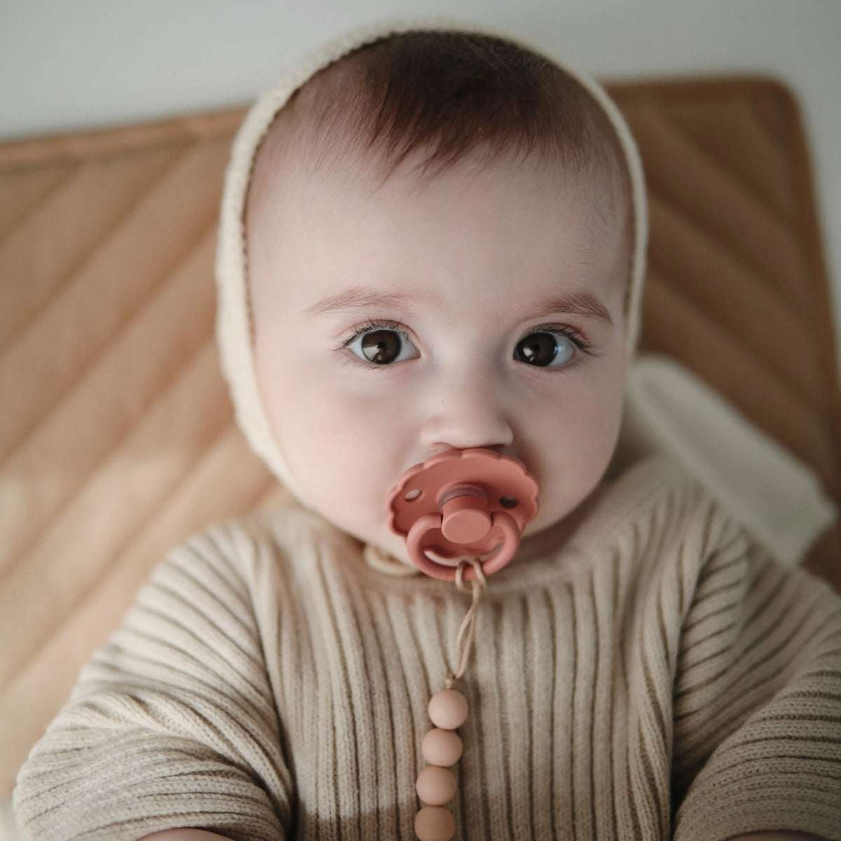 Silicone Pacifier Clip | Hera | Pacifier Clip | The Baby Penguin