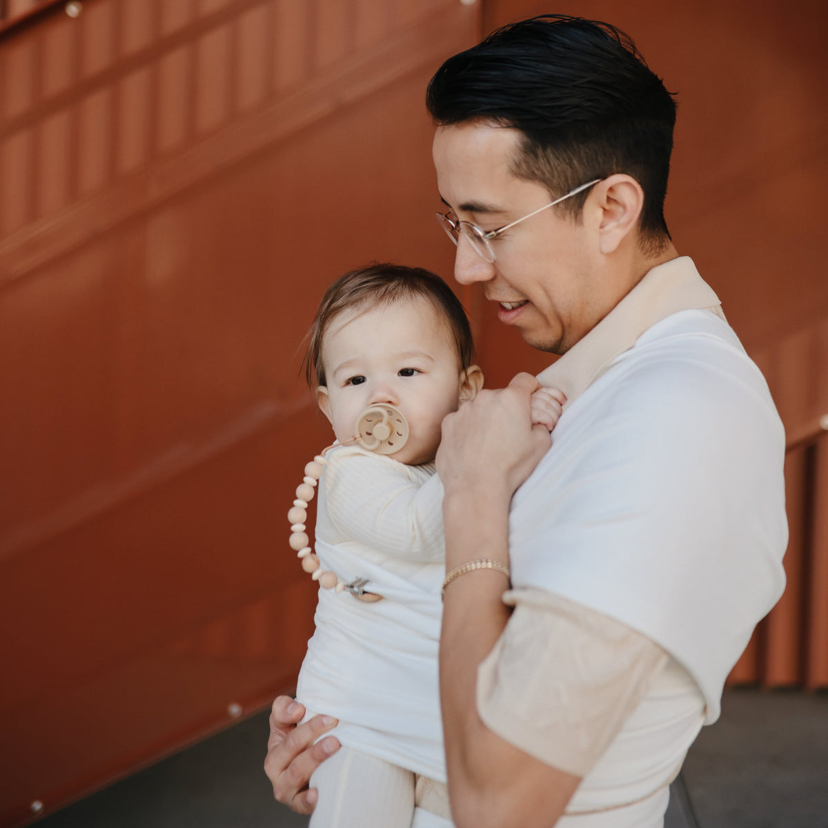 Silicone Pacifier Clip | Luna - The Baby Penguin