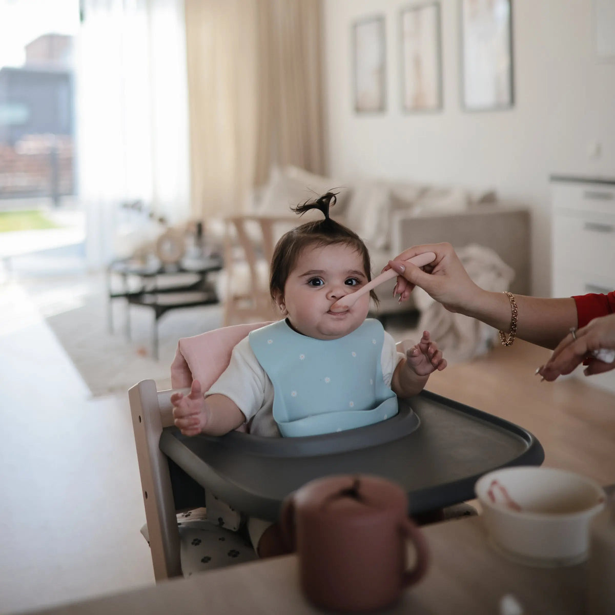 Silicone Suction Bowl | silicone tableware | The Baby Penguin