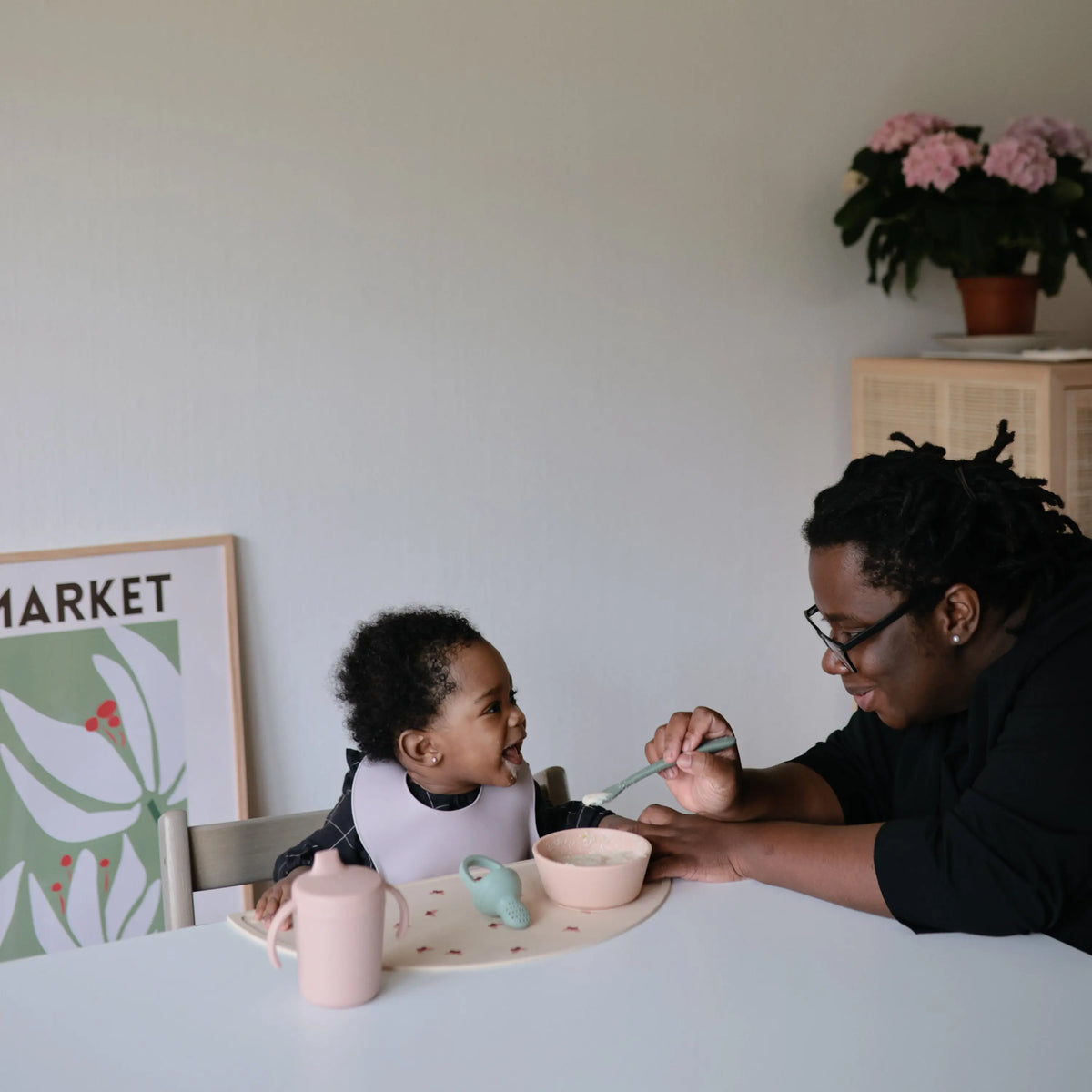 Silicone Suction Bowl | silicone tableware | The Baby Penguin
