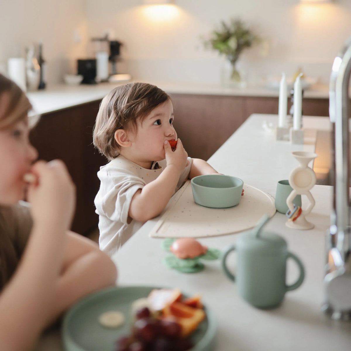 Silicone Suction Bowl | silicone tableware | The Baby Penguin