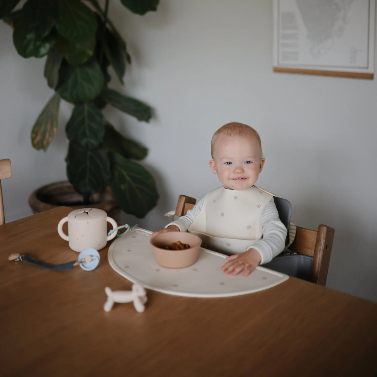 Silicone Suction Bowl | silicone tableware | The Baby Penguin