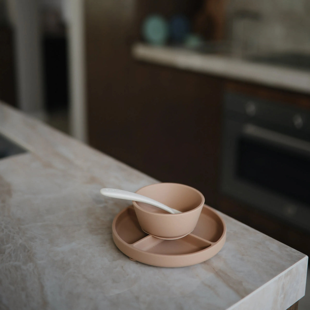 Silicone Suction Bowl | silicone tableware | The Baby Penguin