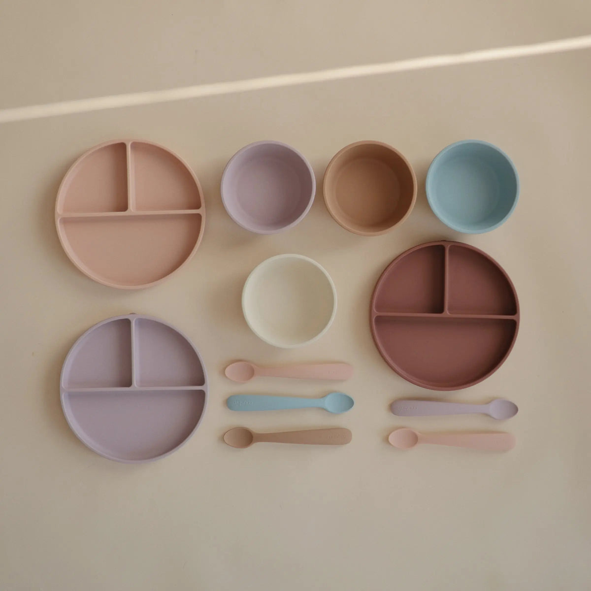Silicone Suction Bowl | silicone tableware | The Baby Penguin