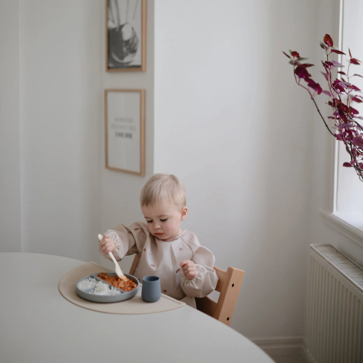 Silicone Suction Plate | silicone tableware | The Baby Penguin