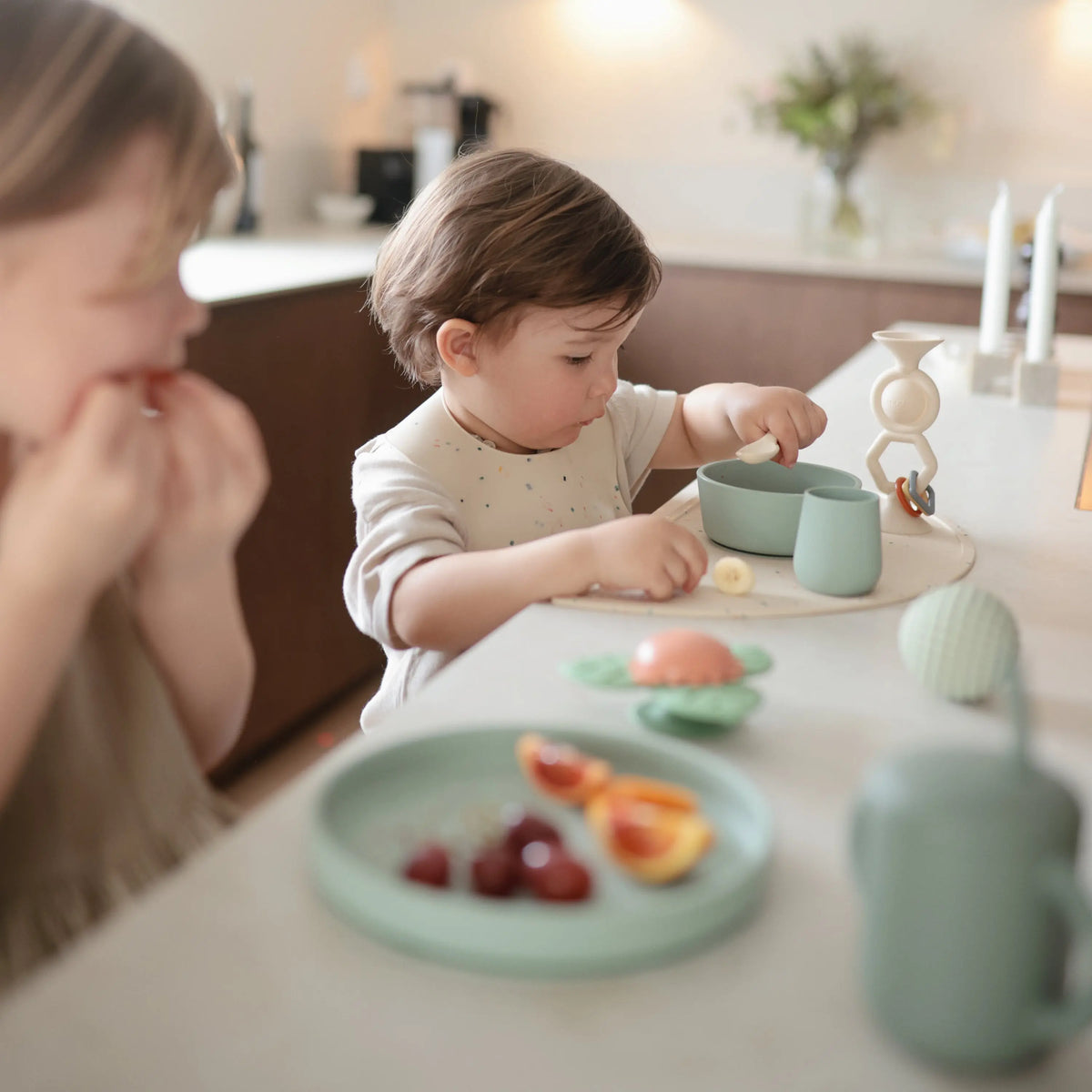 Silicone Toddler Starter Spoons | silicone tableware | The Baby Penguin