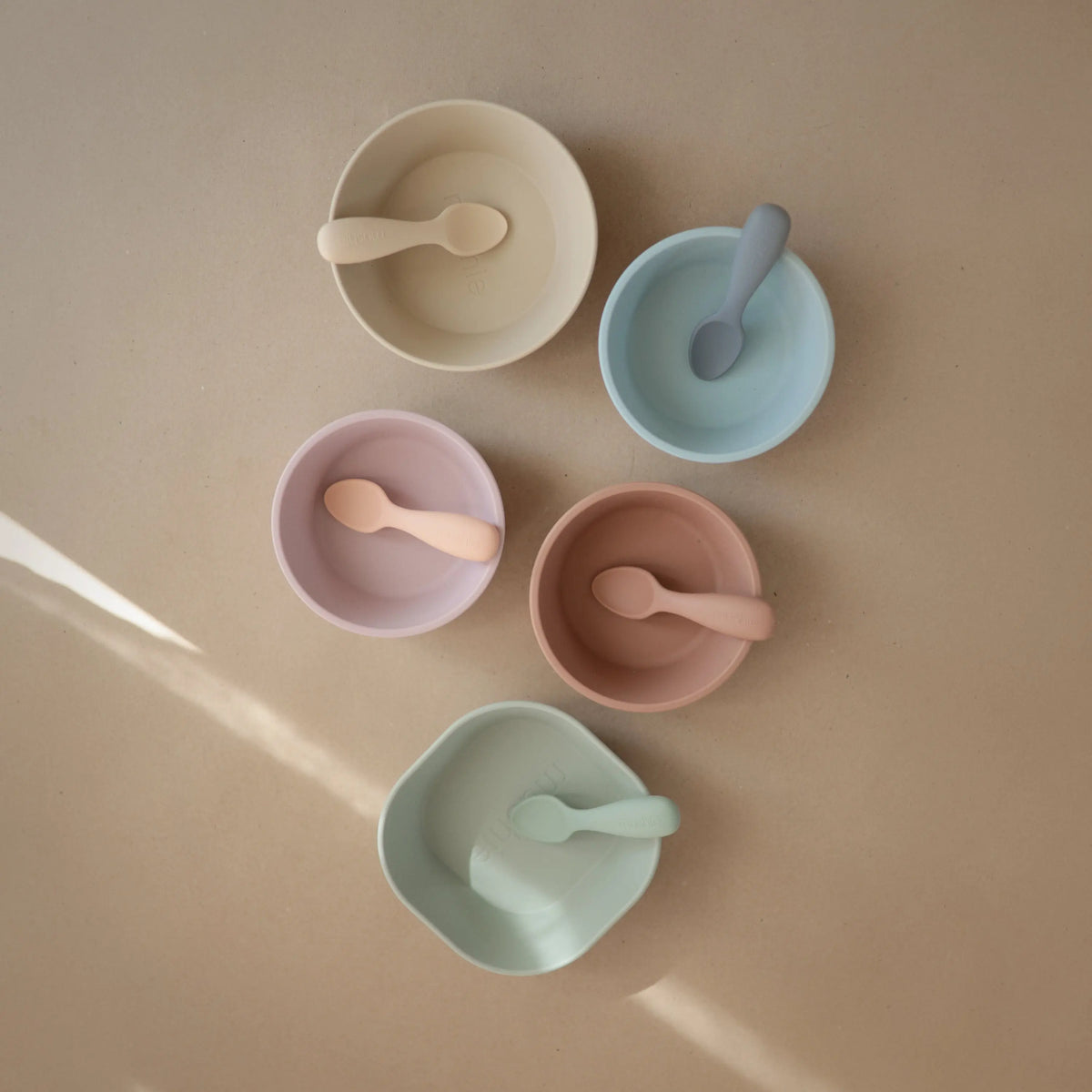 Silicone Toddler Starter Spoons | silicone tableware | The Baby Penguin