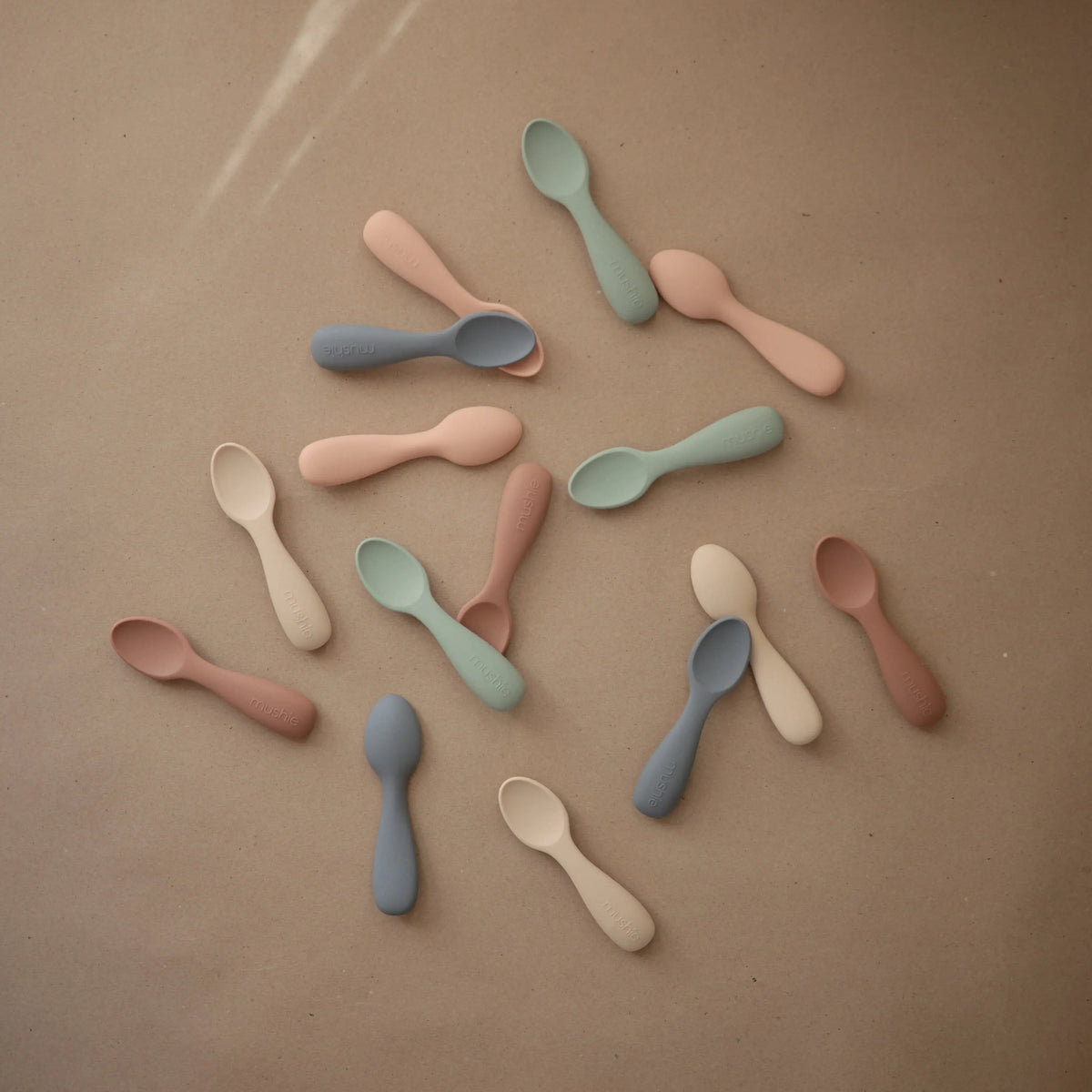 Silicone Toddler Starter Spoons | silicone tableware | The Baby Penguin