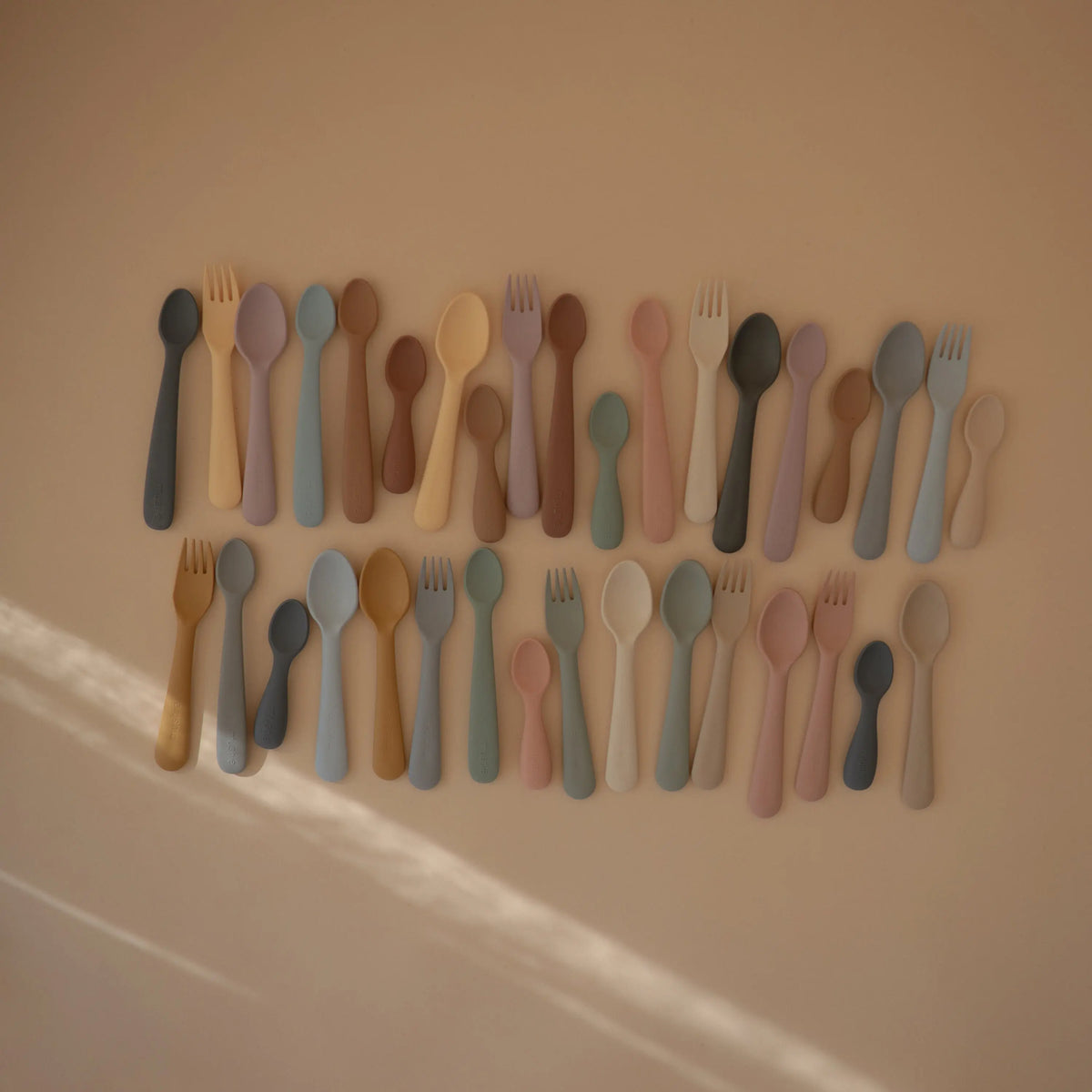 Silicone Toddler Starter Spoons | silicone tableware | The Baby Penguin