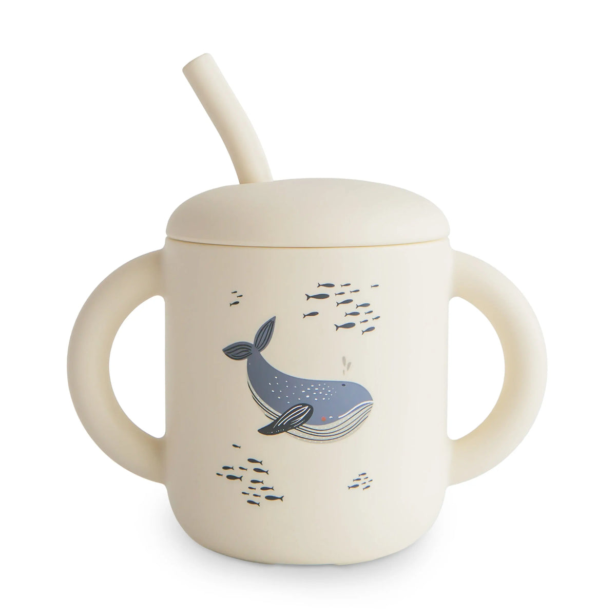 Silicone Training Cup + Straw | Sippy Cups | The Baby Penguin