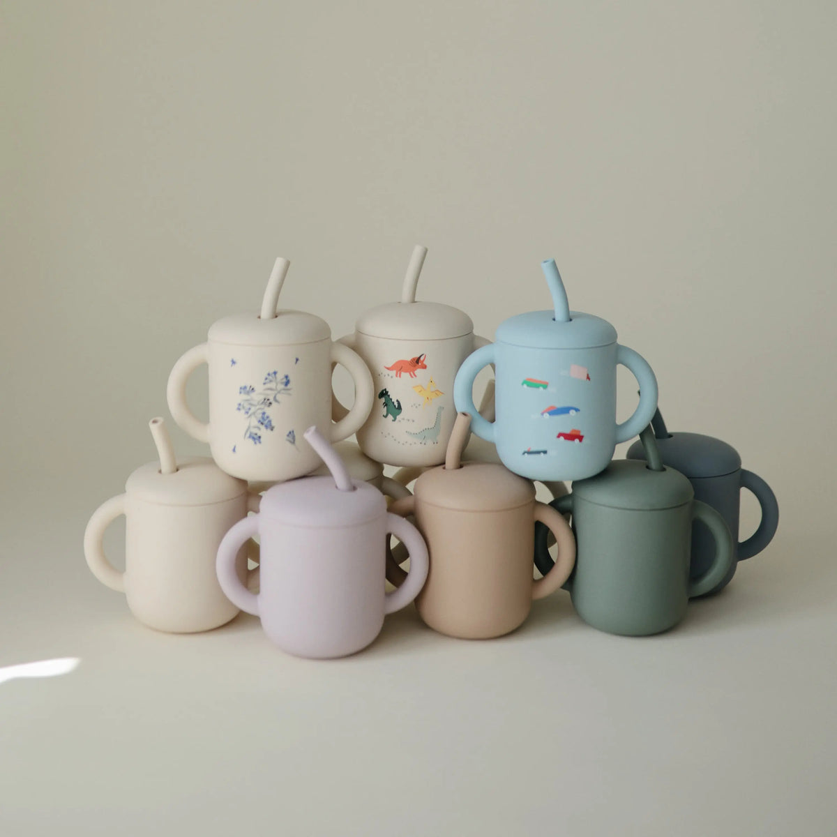 Silicone Training Cup + Straw | Sippy Cups | The Baby Penguin