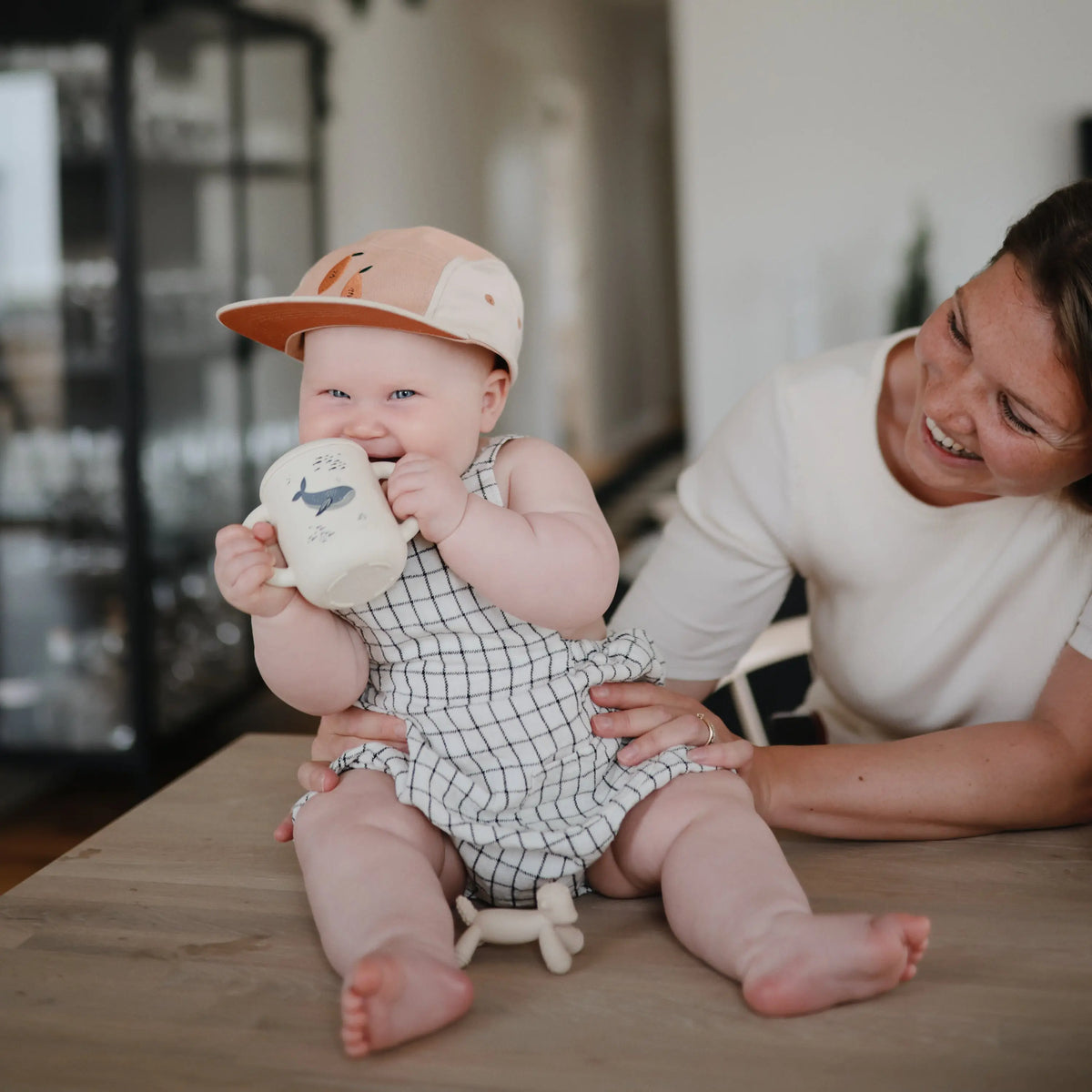 Silicone Training Cup + Straw | Sippy Cups | The Baby Penguin