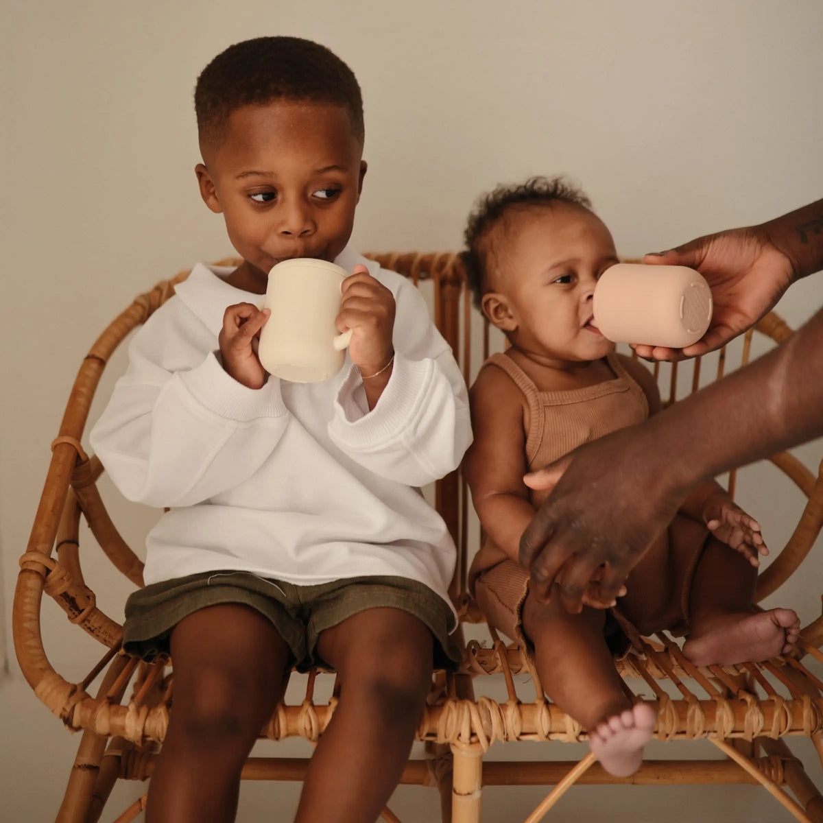 Silicone Training Cup + Straw | Sippy Cups | The Baby Penguin